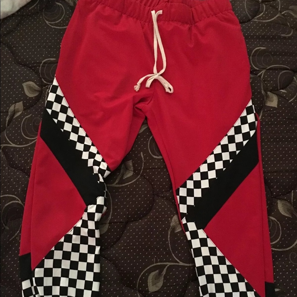 EPTM Epitome Men's Square Checker Track Pants.